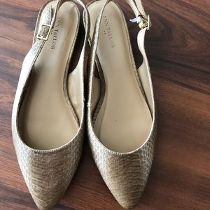 Ann Taylor flat sling backs